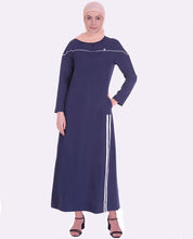 Navy Blue Sporty Jilbab