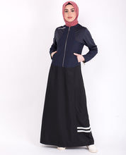 Silk Route Sporty Abaya Maxi Dress Jilbab Black