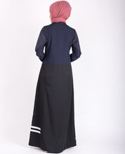 Silk Route Sporty Abaya Maxi Dress Jilbab Black