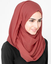 Red Clay Cotton Voile Scarf