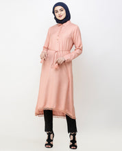 Tie Up A Line Clay Midi Dress