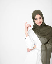 Canteen Grey Poly Chiffon Scarf
