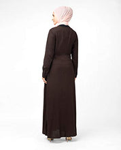 Silk Route© Slim Cocoa Maxi Dress Abaya Maxi Dress Jilbab Medium 54