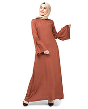 Silk Route© Slim Cocoa Maxi Dress Abaya Maxi Dress Jilbab Medium 54