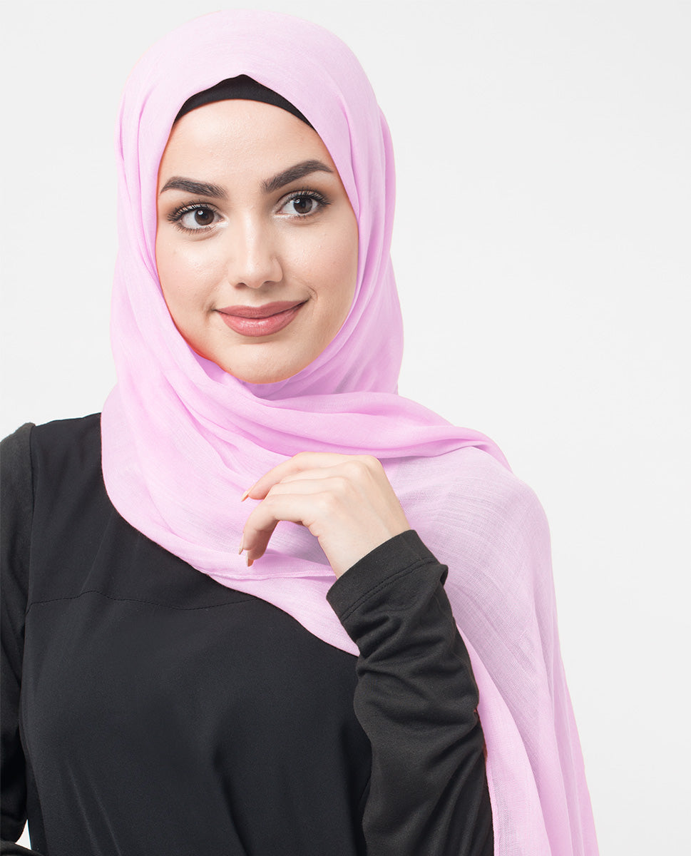 Bridal Rose Cotton Voile Scarf