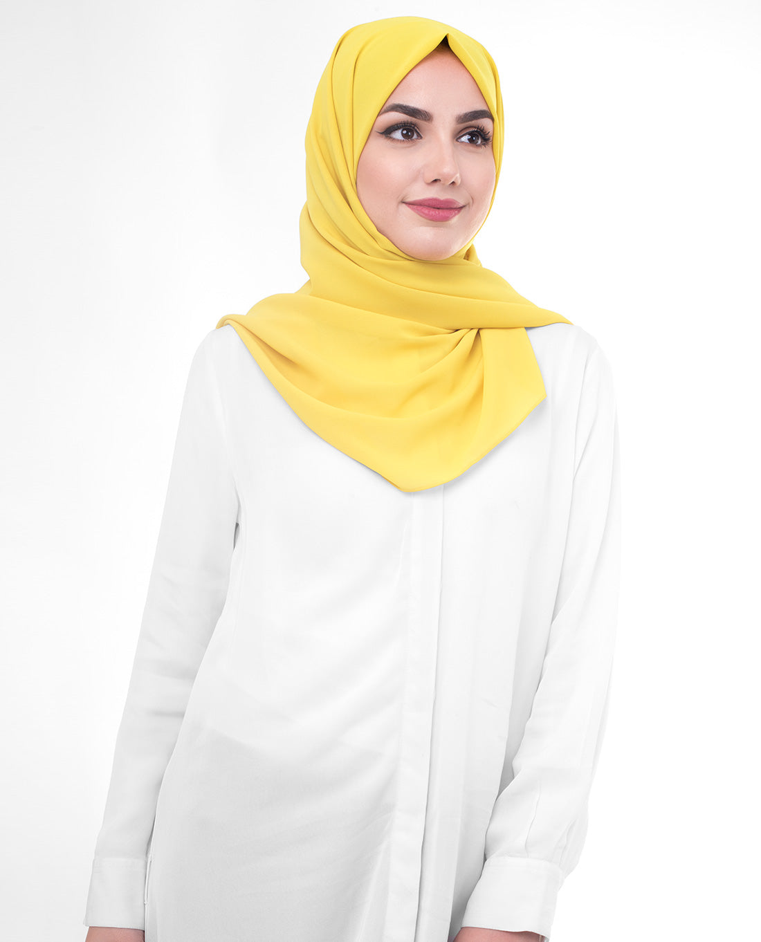 Sulphur Poly Georgette Scarf