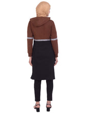 Silk Route Brown Warm Twill Hoody Small