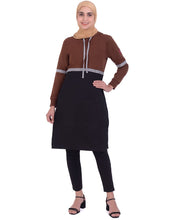 Silk Route Brown Warm Twill Hoody Small