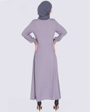 Misty Cloud Embroidered Abaya Medium