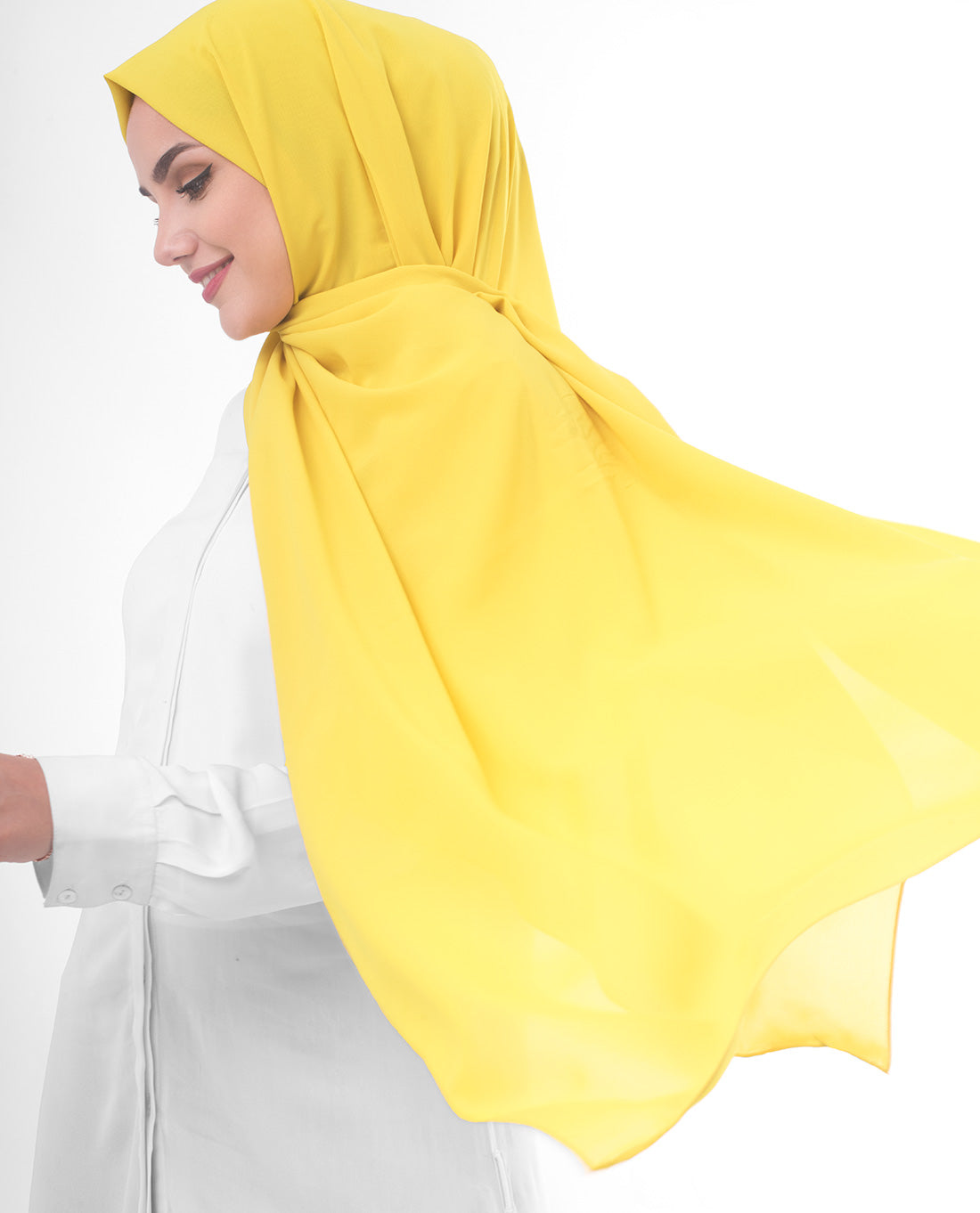 Sulphur Poly Georgette Scarf