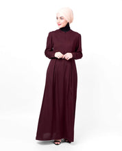 Silk Route© Cherry Double Pleat Abaya Maxi Dress Jilbab Small 58
