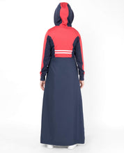 Silk Route Red Casual Colour Block Jilbab Medium 56