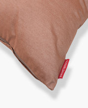 Visual Dhikr Lantern Embroidery Cushion Cover - Mocha / Black