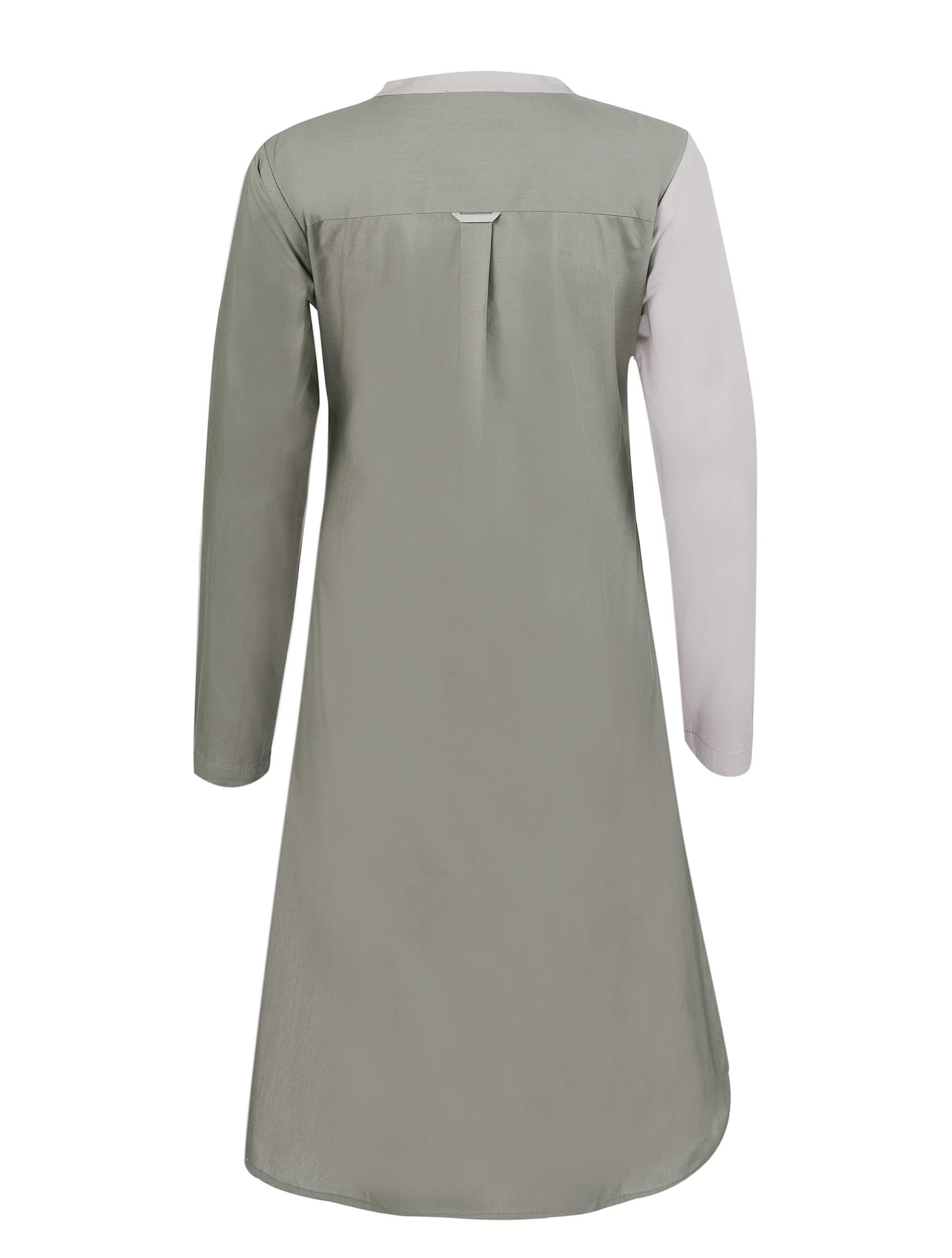 Silk Route Beige Colour Block Shirt Dress Small