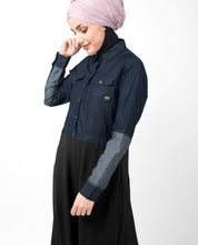 Silk Route Mid Waist Skirt Denim Shirt Urban Abaya Maxi Dress Jilbab Small 58