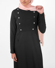 Silk Route Black Smart Sister Urban Polyester Maxi Dress Jilbab Medium 60