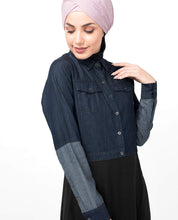 Silk Route Mid Waist Skirt Denim Shirt Urban Abaya Maxi Dress Jilbab Small 58