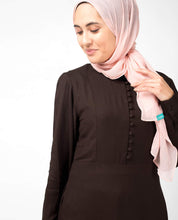 Silk Route© Slim Cocoa Maxi Dress Abaya Maxi Dress Jilbab Small 54
