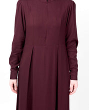 Silk Route© Cherry Double Pleat Abaya Maxi Dress Jilbab Small 58