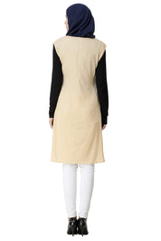 Silk Route© Boat Neck Beige Poly Slip Dress XLarge Tall