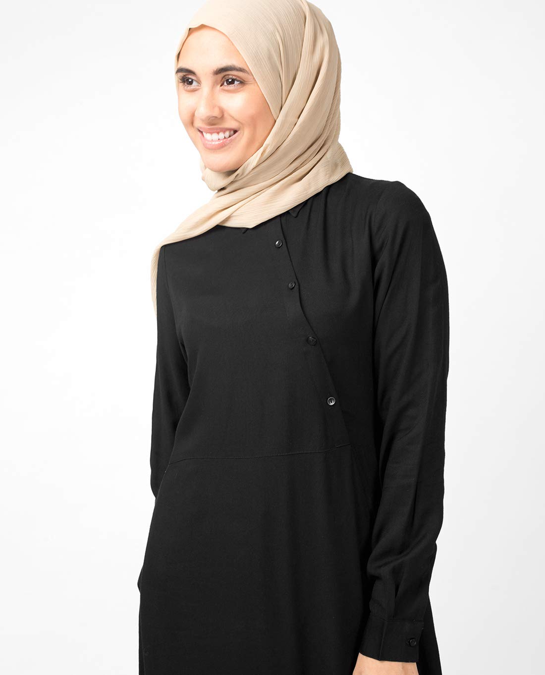 Silk Route© Slim Cocoa Maxi Dress Abaya Maxi Dress Jilbab Medium 54