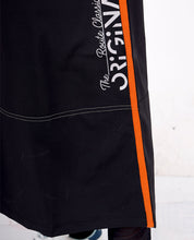 Touch Of Tangerine Black Diagonal Print Jilbab