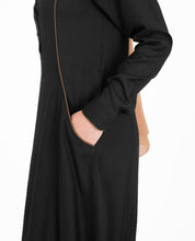 Silk Route © Urban Black Flared Viscose Maxi Dress Jilbab Medium 58