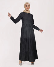 Comfort Max Fine Denim Maxi Dress - Black