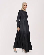 Comfort Max Fine Denim Maxi Dress - Black