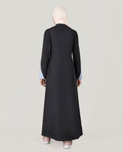 Wave Splash Off Black Jilbab