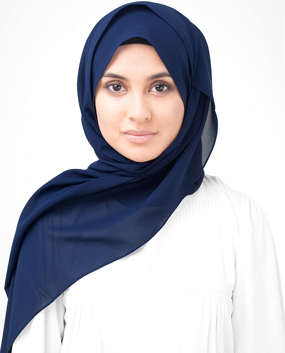 Sodalite Blue Poly Georgette Scarf