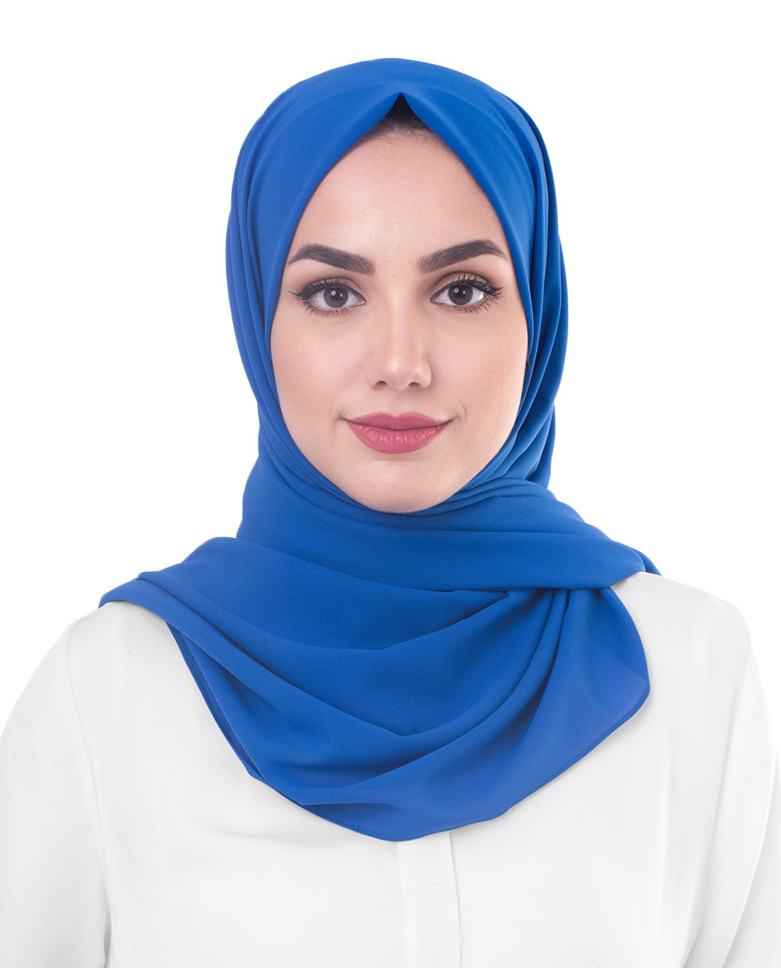 Princess Blue Poly Georgette Scarf