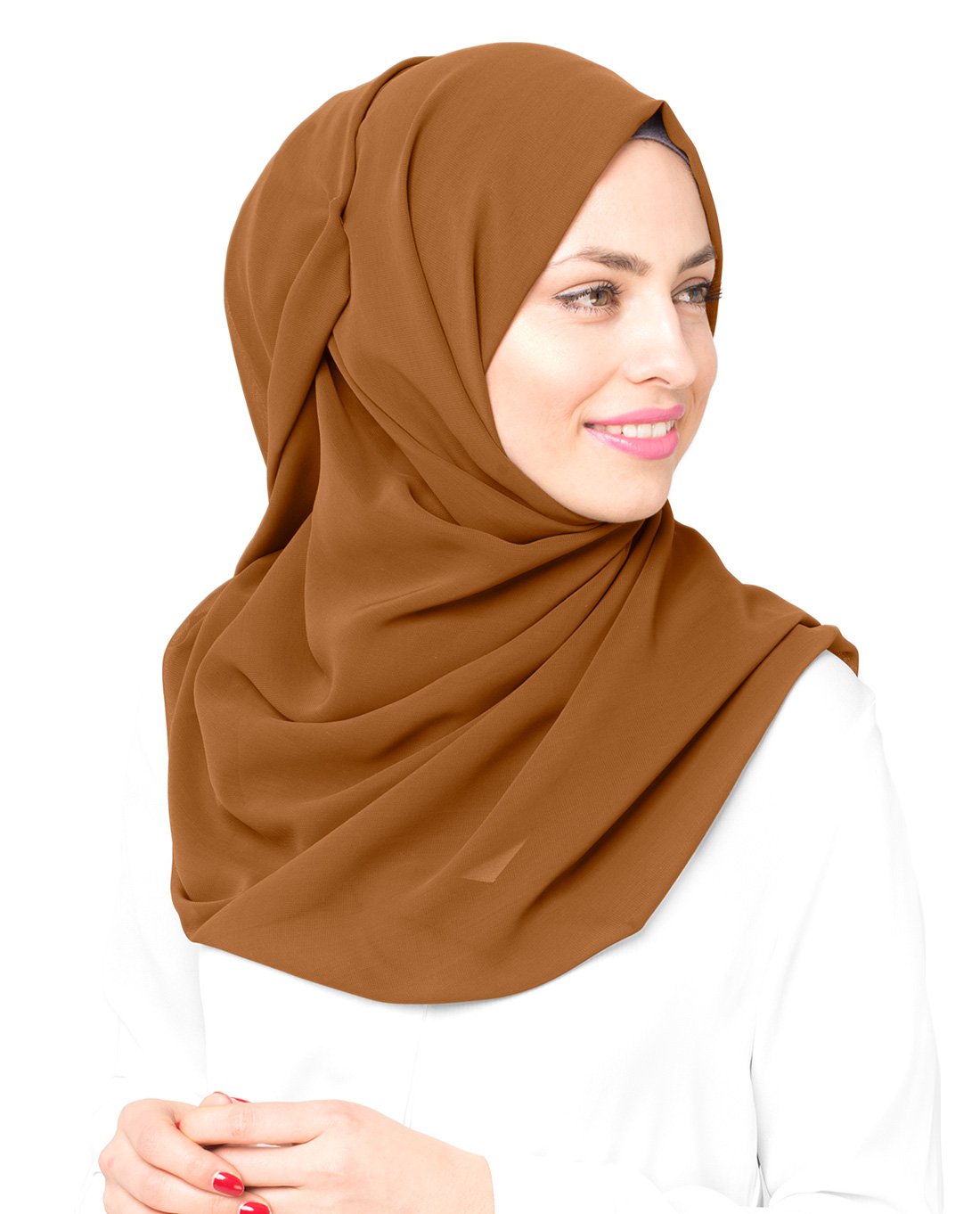 Pumpkin Spice Poly Georgette Scarf