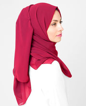 Virtual Pink Poly Georgette Scarf