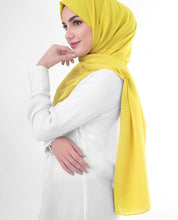 Celery Poly Georgette Scarf